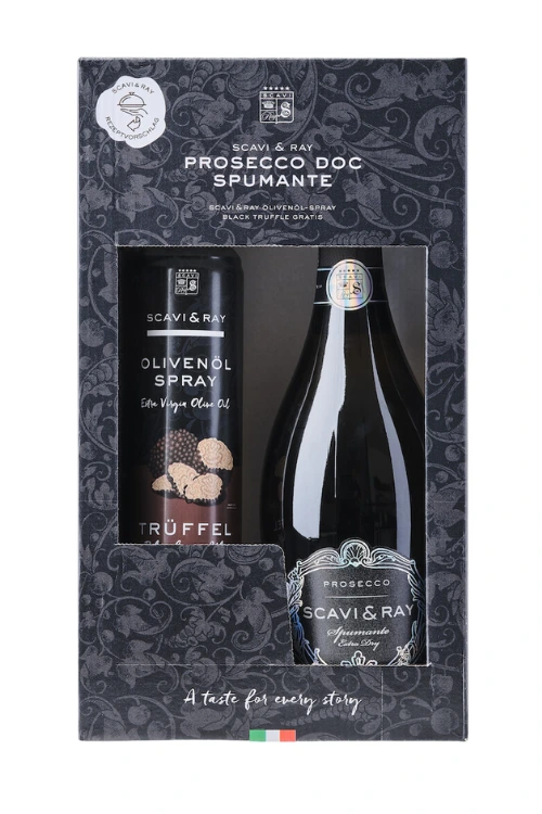 SCAVI & RAY Prosecco Spumante DOC 0,75L+hľuzovkový olej (SR041)