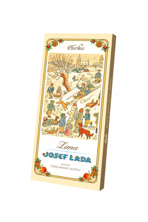 Carla Čokoládové jazýčky mlieče vianoce Lada zima 50g (VH2655)