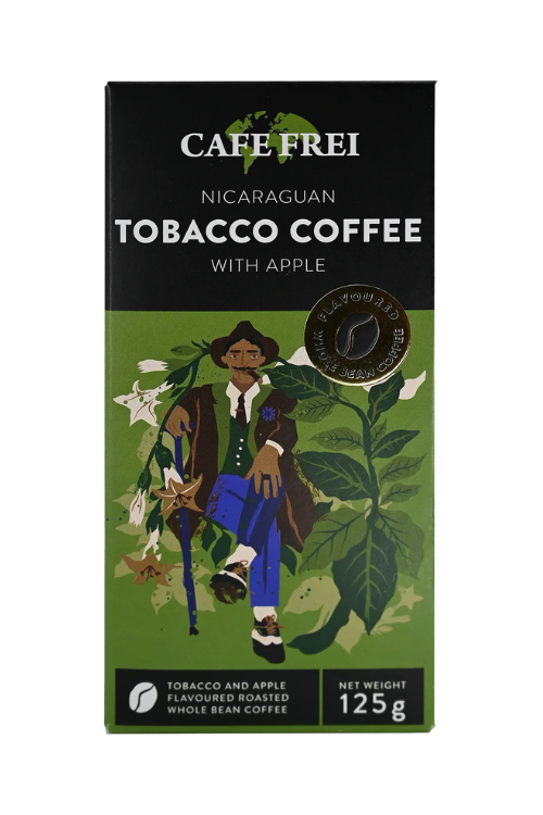 CAFE FREI Káva, pražená, zrnková, 125 g, Tabaková Nicaragua"