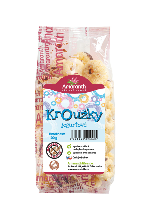 Amaranth kružky jogurtové 50g