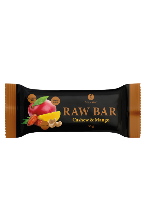 Majestic Raw Bar Cashew a Mango 35g