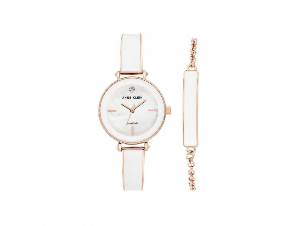 Anne Klein watch and bracelet set AK 3620WTST Le Mode