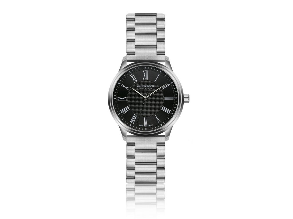Walter Bach hodinky Heidelberg Wide Silver Mesh WAH-4220