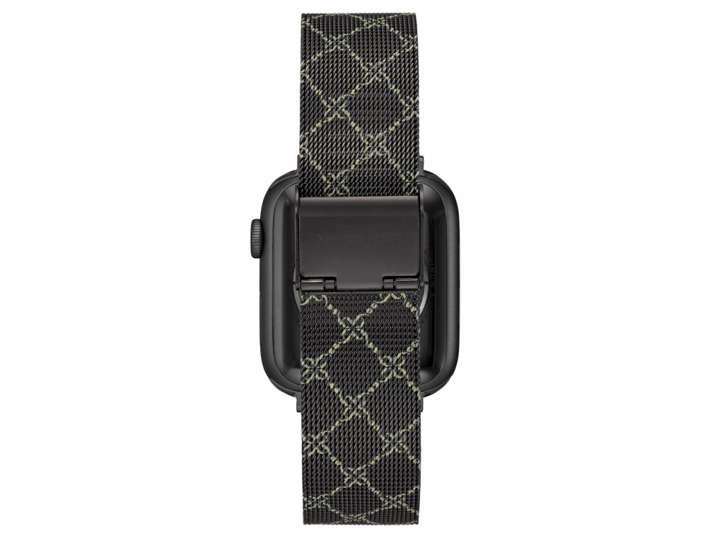 Nine West mesh strap dark gray with pattern for Apple Watch 38 41mm Le Mode