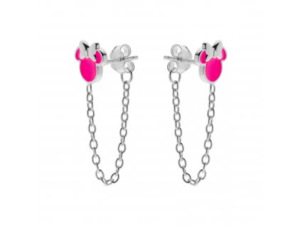 10135 disney detske nausnice minnie mouse stribrne es00051sl cs