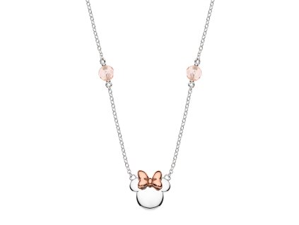 Disney dětský náhrdelník Minnie Mouse stříbrný NS00014TRPL-157.CS