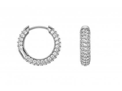 10900 3 daniel wellington damske stribrne ocelove nausnice kruhy