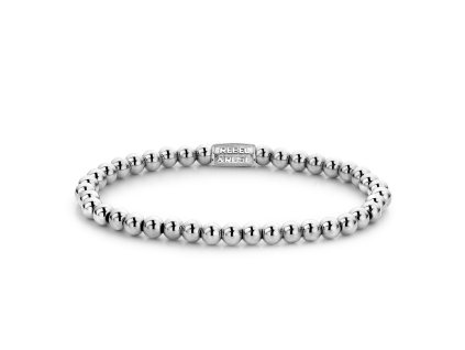 Rebel & Rose dámský kuličkový náramek, Silver Shine, 4mm (Velikost XS)