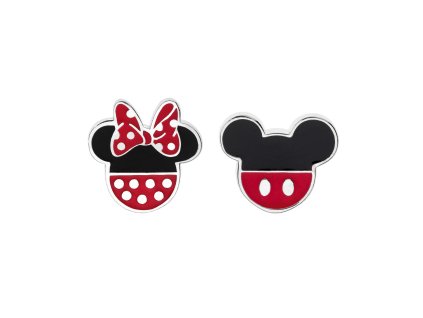 10996 disney detske nausnice minnie a mickey mouse stribrne es00007sl cs
