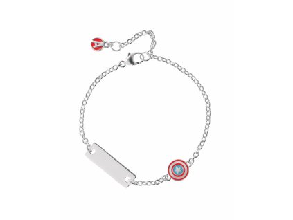 11065 marvel detsky naramek captain america stribrny bs00085rl 55 cs