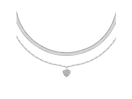 La Petite Story necklace steel LPS10ASD19