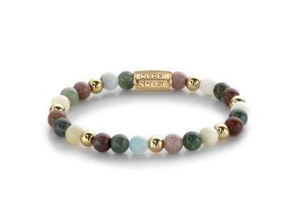 Rebel & Rose dámský kuličkový náramek, Spring Shine, 6mm (Velikost XS)