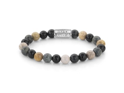 Rebel & Rose pánský kuličkový náramek, Autumn Storm, 8mm (Velikost M)