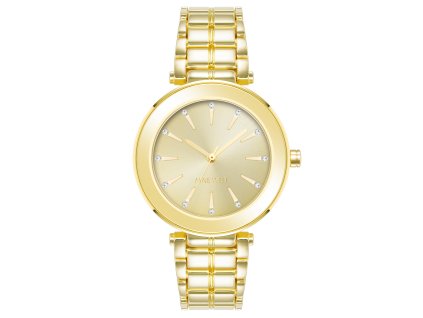 11537 nine west damske hodinky kulate zlate nw 3020chgb