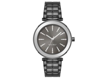 11543 nine west damske hodinky kulate cerne nw 3021gygy