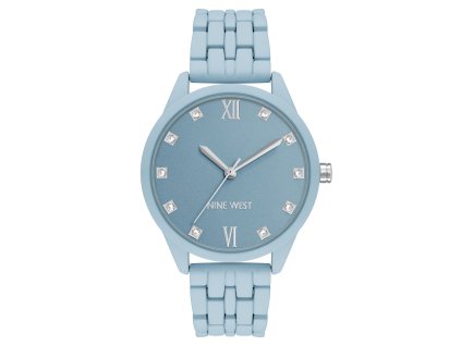 11549 nine west damske hodinky kulate modre nw 3015lblb