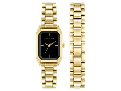 11576 anne klein damske hodinky hranate zlate ak 5018gpst