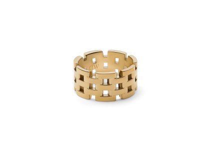 Daniel Wellington zlatý prsteň oceľový 5-Link