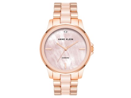 12134 anne klein damske hodinky kulate ak 4120bhrg