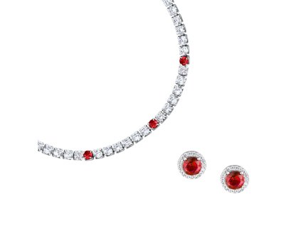 12169 la petite story darkova sada stribrny naramek a nausnice lps20awv01