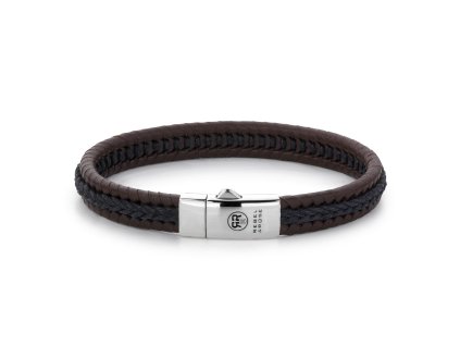 Rebel & Rose náramek RR-L0065-S-L Dual Twisted Black-Earth M
