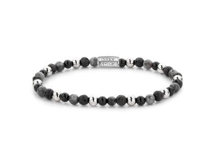 Rebel & Rose dámský náramek Shiny Night 4mm (Velikost XS)