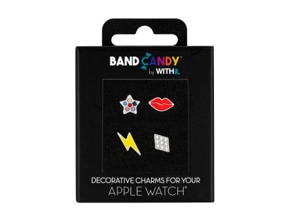 13159 withit 4 ozdoby na reminek band candy hvezda a kosoctverec s krystaly cervene rty a zluty blesk wi 2010mtcmaw