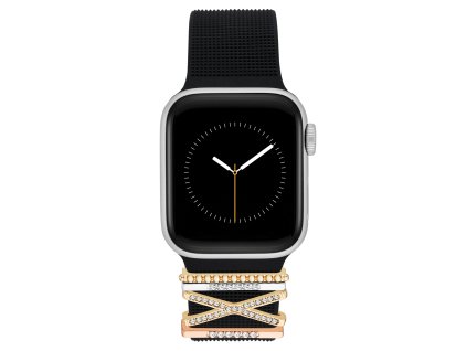 13174 withit cerny texturovany silikonovy reminek band candy pro apple watch 38 40 41