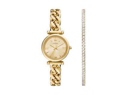 13939 fossil carlie darkova sada hodinek a naramku es5387set