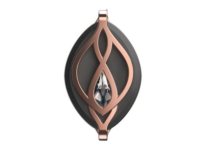 Bellabeat chytrý šperk a fitness monitor Leaf Crystal Rose Gold s křišťálem HT-40LF-WR-01