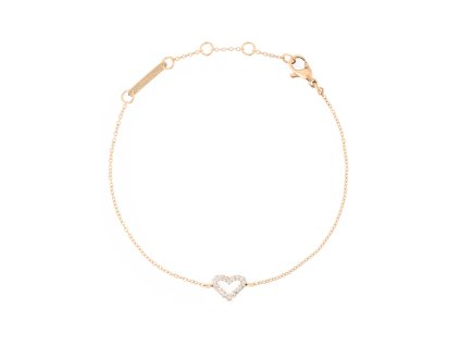 JPG Original White DW00401618 Mirelle Heart Bracelet Rose Gold 01 4000x5000