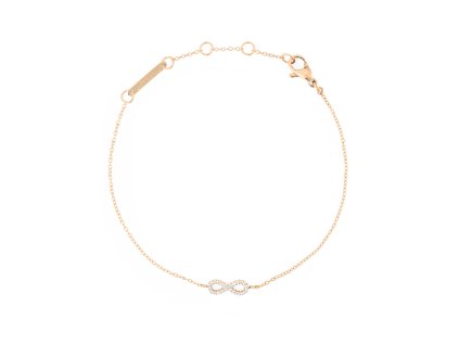 15454 jpg original white dw00401627 mirelle infinity bracelet rose gold 01 4000x5000
