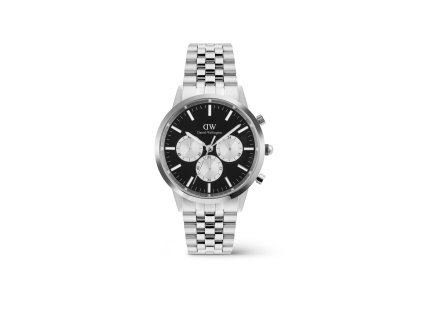 15697 jpg original white dw00100873 iconic chronograph arch 5 link onyx panda silver 01