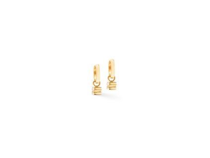 Coeur de Lion women's earrings Wave Cube 0161/21-1600