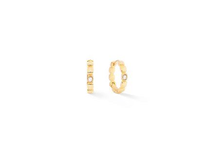 Coeur de Lion women's earrings Soft Cube Circle Glow 2055/10-1817