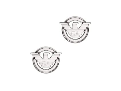 Emporio Armani Eagle Logo unisex náušnice ocelové EGS3238040