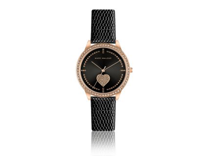 3249 1 marc malone hodinky alice lizard black leather can b052 18r