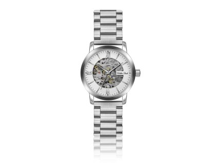 372 walter bach hodinky neuss wide silver mesh wbk 4220