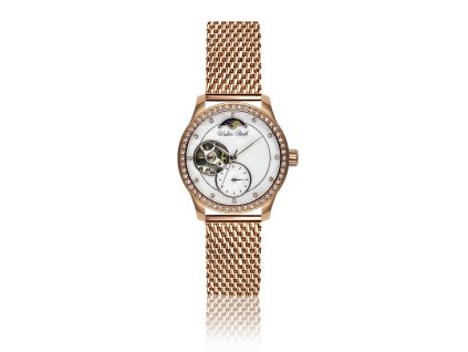 393 walter bach hodinky dresden rose gold mesh baz 3918