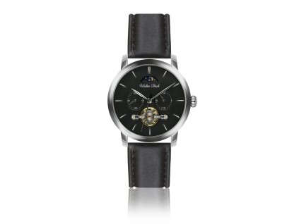 411 walter bach hodinky koblenz black leather bat b039s