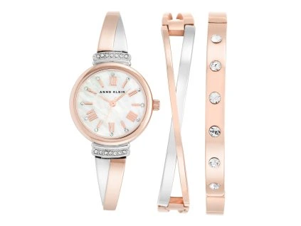 5301 1 anne klein set hodinek a naramku ak 2245rtst
