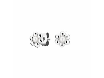 Rosefield náušnice ve stříbrné barvě Daisy Flower Studs JEDFS-J671