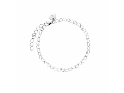 Rosefield strieborný náramok Heart Chain JBHCS-J683
