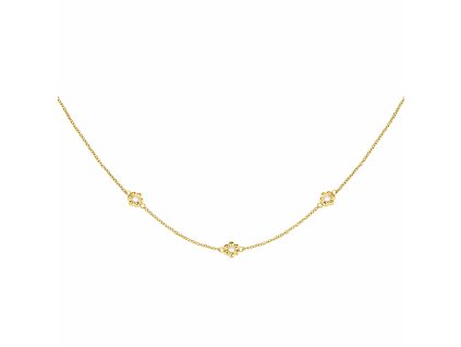 Rosefield zlatý náhrdelník Daisy Flower JNDFG-J672