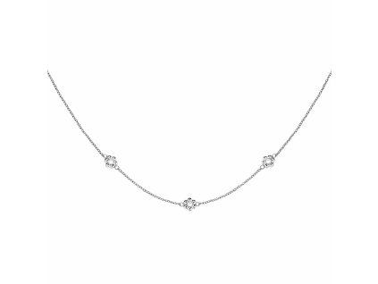 Rosefield náhrdelník stříbrné barvy Daisy Flower JNDFS-J673