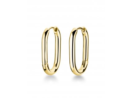 6881 1 rosefield nausnice zlate barvy large oval hoops jeolg j567