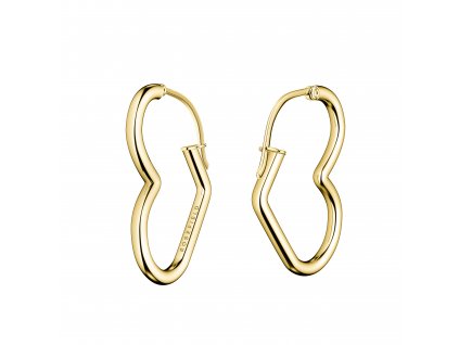 6917 1 rosefield nausnice zlate barvy heart hoops jehhg j579