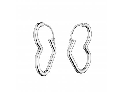 6920 1 rosefield nausnice stribrne barvy heart hoops jehhs j580