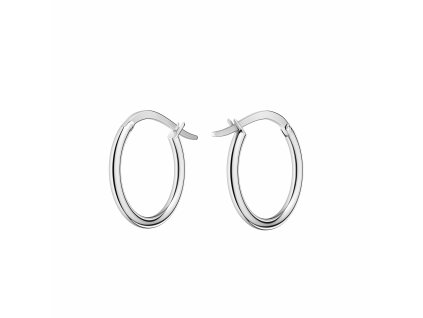 Rosefield strieborné náušnice Large Hoops JELHS-J584