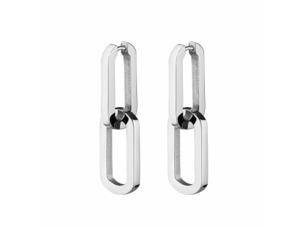 6938 1 rosefield nausnice stribrne barvy dual hoops jedhs j586